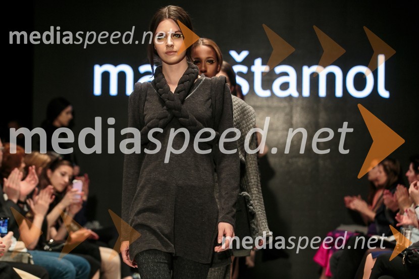 Maja Štamol (Maja Štamol Droljc); ime kolekcije: AW 2015/2016 – MOLECULALjubljana Fashion Week 2015, 3. dan