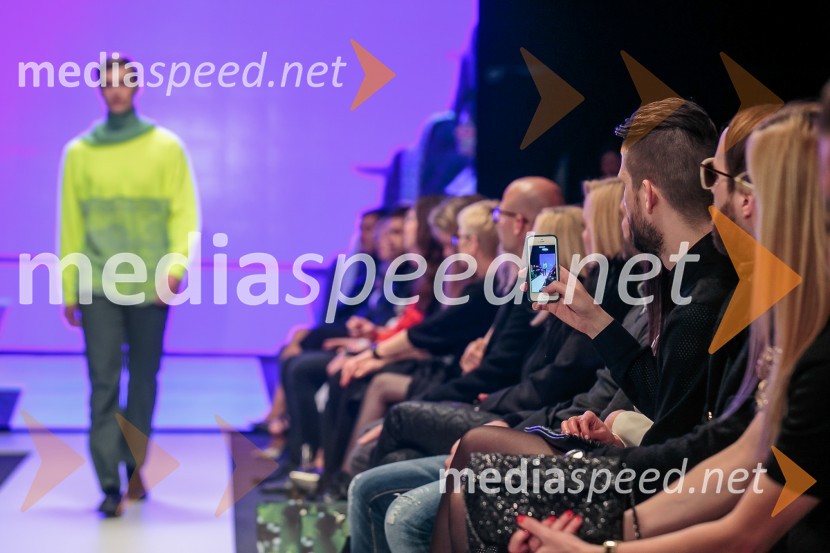 Young@Squat (Barbara Krmelj, Maja Leskovšek, Sofija Urumović, Sara Valenci, Barbara Vrbančič); ime kolekcije: Јас не сумод тука | Јas ne sum od tuka | Nisem od tukajLjubljana Fashion Week 2015, 3. dan