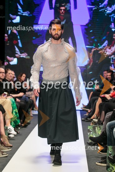 Petja Zorec; ime kolekcije: Fall-en-winnerLjubljana Fashion Week 2015, 3. dan