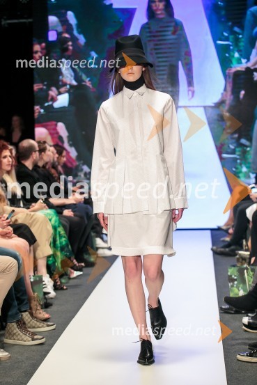 Natasa Persuh (Nataša Peršuh); ime kolekcije: New Minimal // Novi MinimalizemLjubljana Fashion Week 2015, 3. dan