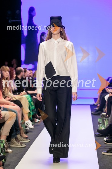 Natasa Persuh (Nataša Peršuh); ime kolekcije: New Minimal // Novi MinimalizemLjubljana Fashion Week 2015, 3. dan