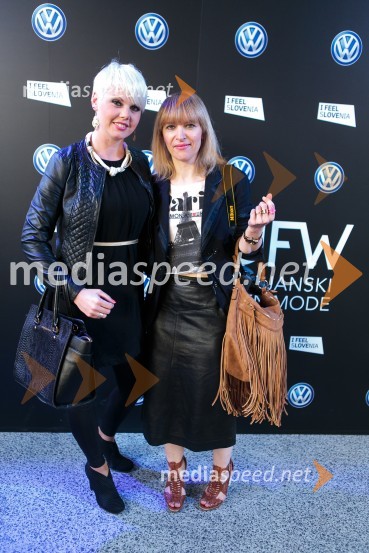  Eva Cimbola, radio Aktual;  Brigita Potočki, Radio Ekspres in www.mjzfashion.siLjubljana Fashion Week 2015, 3. dan