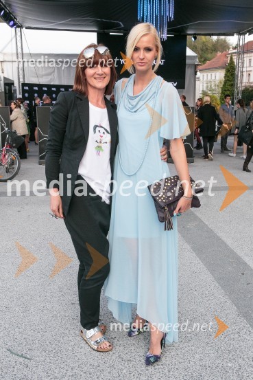  Tjaša  Kokalj Jerala, manekenka, voditeljica;  Maja Štamol Droljc, modna oblikovalkaLjubljana Fashion Week 2015, 3. dan