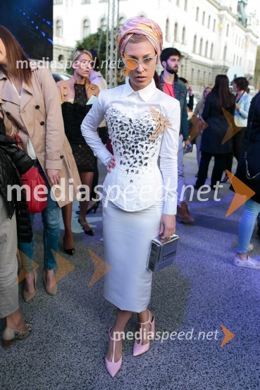  Eva Ana Kazič, modna blogerkaLjubljana Fashion Week 2015, 3. dan