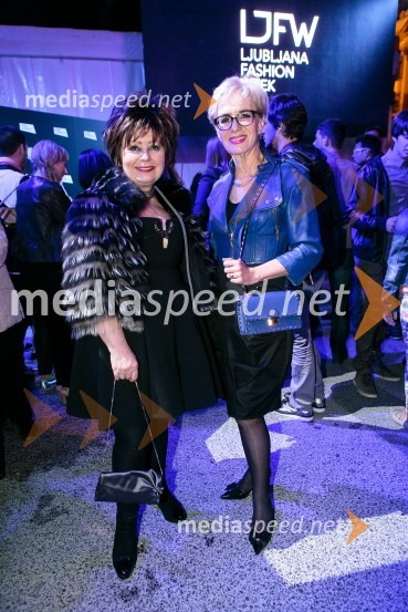  Zdenka  Kahne, kozmetika Kahne;  Metka  Premerl, slavistkaLjubljana Fashion Week 2015, 3. dan