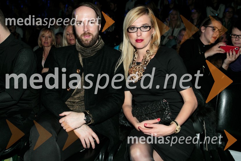  Dejan David Kemperl, revija Golf Club;  Blanka Košmerlj, NLB SkladiLjubljana Fashion Week 2015, 3. dan