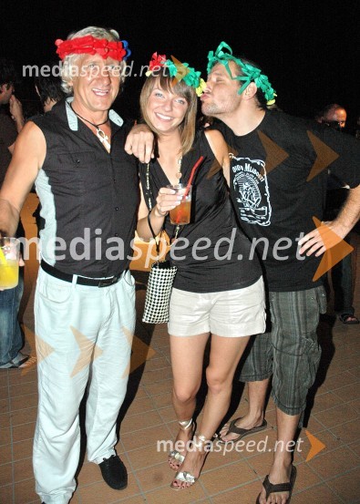 Janez, Marina in Robert, nekdanji tekmovalci oddaje Big BrotherPraznovanje rojstnega dne Alme Brdžanovič