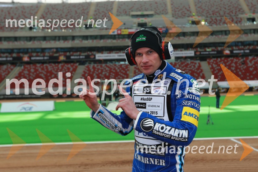  Matej Žagar, speedwayist (Slovenija)Speedway Grand Prix, odpovedan trening VN Poljske