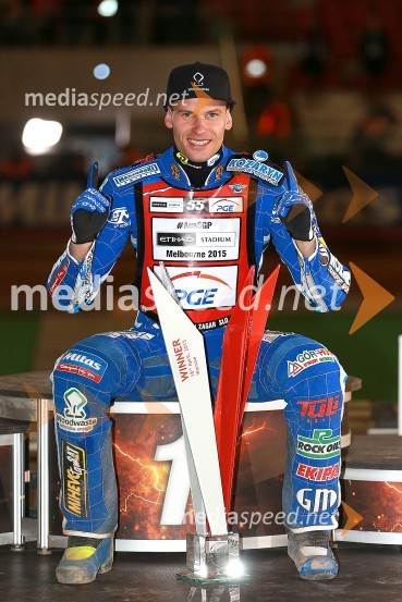 Matej Žagar, speedwayist (Slovenija)Matej Žagar zmagovalec nenavadne dirke za VN Poljske