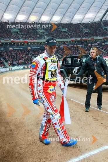  Tomasz  Gollob, speedwayistMatej Žagar zmagovalec nenavadne dirke za VN Poljske