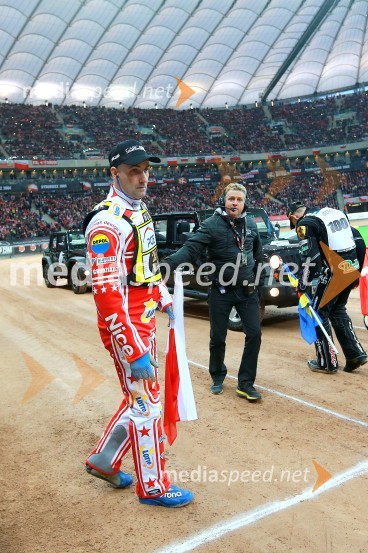  Tomasz  Gollob, speedwayistMatej Žagar zmagovalec nenavadne dirke za VN Poljske