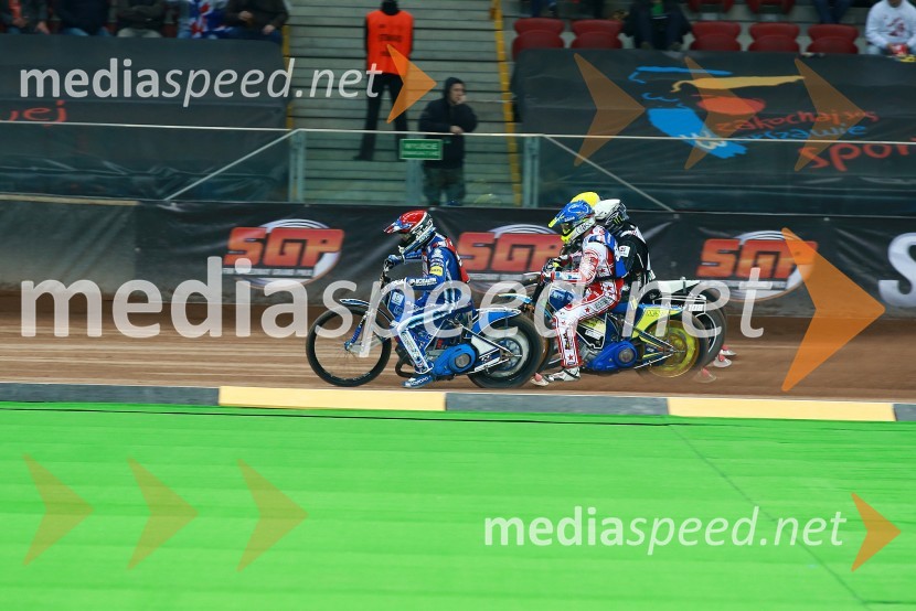  Matej Žagar, speedwayist (Slovenija);  Krzysztof  Kasprzak, speedwayist (Poljska);  Tai  Woffinden, speedwayist (Velika Britanija)Matej Žagar zmagovalec nenavadne dirke za VN Poljske