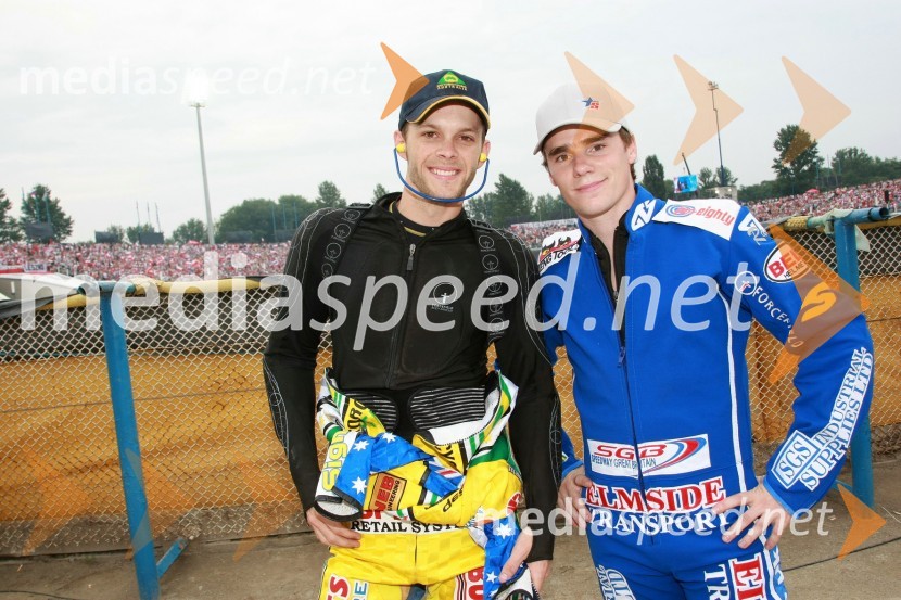 Rory Schlein (Avstralija) in Oliver Allen (Velika Britanija)SPEEDWAY, finale svetovnega ekipnega prvenstva