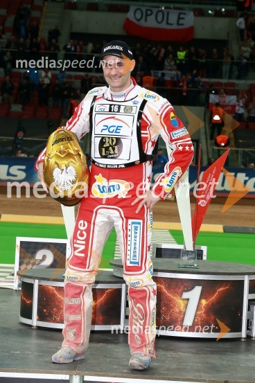  Tomasz  Gollob, speedwayist (Poljska)Matej Žagar zmagovalec nenavadne dirke za VN Poljske