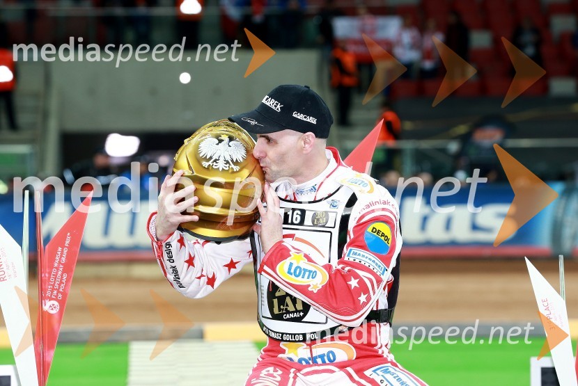  Tomasz  Gollob, speedwayist (Poljska)Matej Žagar zmagovalec nenavadne dirke za VN Poljske