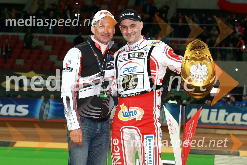  Hans Nielsen, nekdanji speedwayist (Danska);  Tomasz  Gollob, speedwayist (Poljska)Matej Žagar zmagovalec nenavadne dirke za VN Poljske