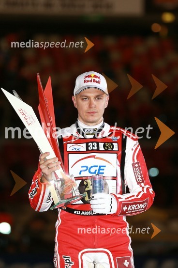  Jaroslaw  Hampel, speedwayist (Poljska)Matej Žagar zmagovalec nenavadne dirke za VN Poljske
