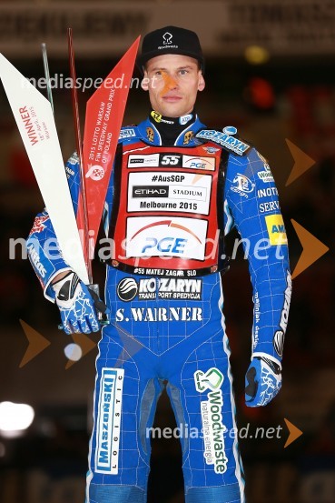  Matej Žagar, speedwayist (Slovenija)Matej Žagar zmagovalec nenavadne dirke za VN Poljske