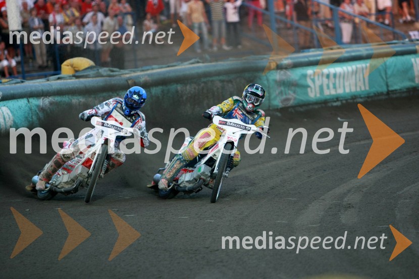 Rune Holta (Poljska) in Ryan Sullivan (Avstralija)SPEEDWAY, finale svetovnega ekipnega prvenstva