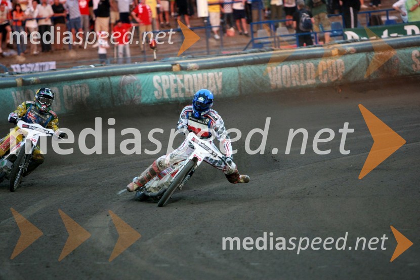 Ryan Sullivan (Avstralija) in Rune Holta (Poljska)SPEEDWAY, finale svetovnega ekipnega prvenstva