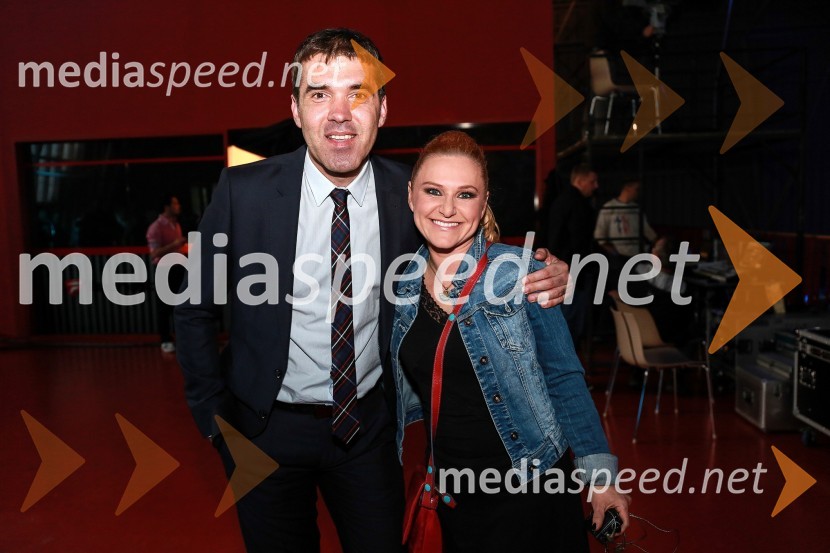  Mario Galunič, odgovorni urednik, Razvedrilni program TV Slovenija;  Nuša Derenda, pevka20. festival Slovenska polka in valček