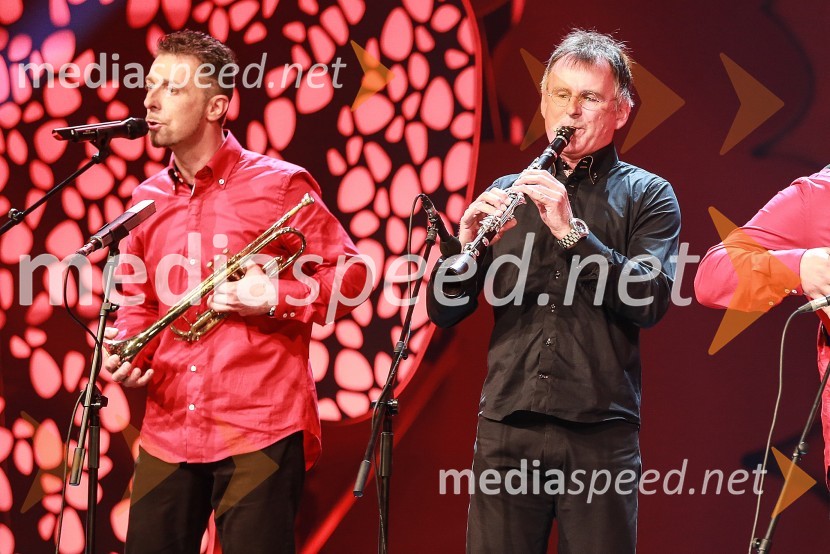 Člana skupine Prleški Kvintet20. festival Slovenska polka in valček