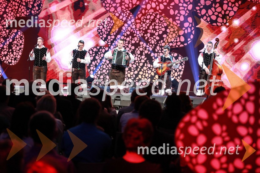  Miha Lesjak, ansambel Vikend;  Melvin Majcen, ansambel Vikend;  Rajko Petek, ansambel Vikend;  Miha Volk, ansambel Vikend;  Gregor Gramc, ansambel Vikend20. festival Slovenska polka in valček