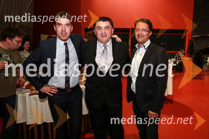  Mario Galunič, odgovorni urednik, Razvedrilni program TV Slovenija;  Peter Misja, župan, Občina Podčetrtek;  Andrej Hofer, TV voditelj20. festival Slovenska polka in valček