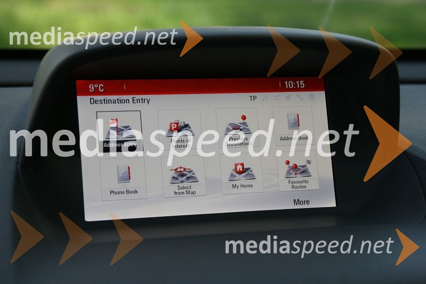 Opel Mokka 1.4 Turbo ECOTEC LPG Cosmo, InteliLink&nbsp;Opel Mokka 1.4 Turbo ECOTEC LPG Cosmo, mediaspeed test