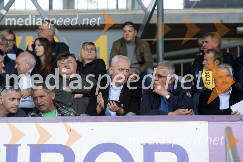 NavijačiVečni derbi NK Maribor : NK Olimpija slavili vijolični