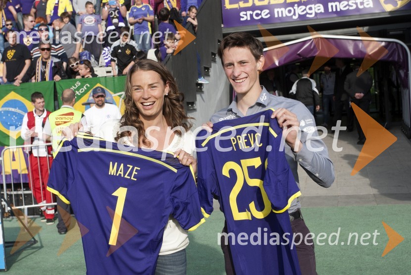  Tina Maze, smučarka (Slovenija);  Peter  Prevc, smučarski skakalecVečni derbi NK Maribor : NK Olimpija slavili vijolični