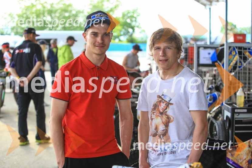  Andrei Kudriashov, speedwayist;  Andzejs Lebedevs, speedwayistSpeedway Grand Prix Qualifications, Round 1, 2015