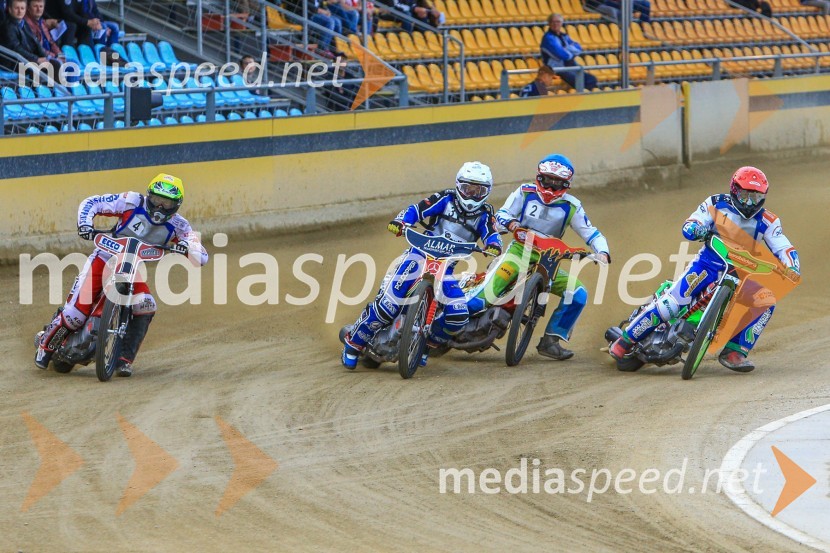  Matej Kus, speedwayist;  Przemyslaw  Pawlicki, speedwayist (Poljska);  Aleksander Čonda, ST Lendava;  Anders Peter Ljung, speedwayist (Švedska)Speedway Grand Prix Qualifications, Round 1, 2015