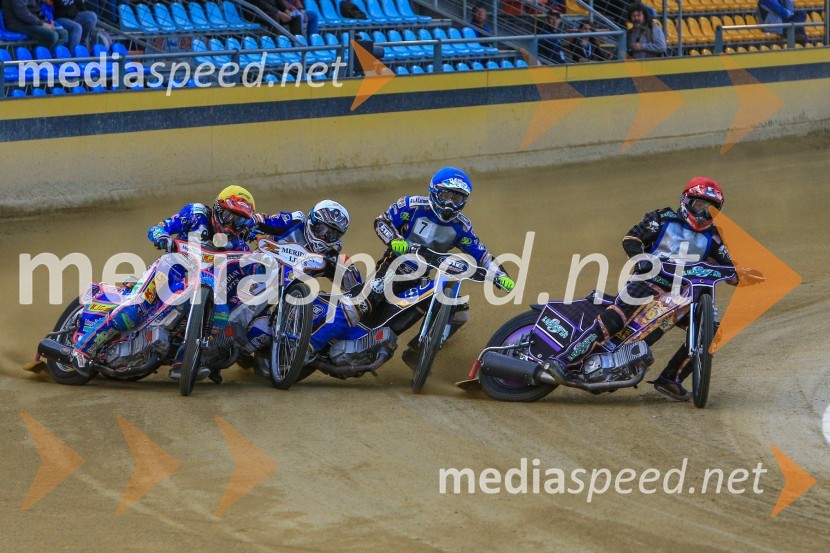  Sergey Logachev, speedwayist;  Kyle Newman, speedwayist;  Justin Sedgmen, speedwayist;  Leon Madsen, speedwayistSpeedway Grand Prix Qualifications, Round 1, 2015
