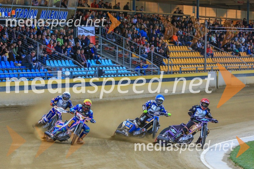 Kyle Newman, speedwayist;  Sergey Logachev, speedwayist;  Justin Sedgmen, speedwayist;  Leon Madsen, speedwayistSpeedway Grand Prix Qualifications, Round 1, 2015