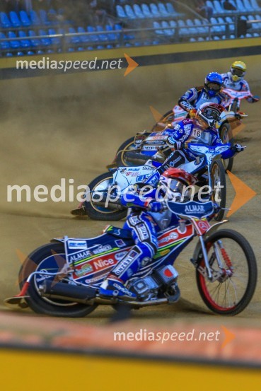  Piotr Pawlicki, speedwayist;  Andriy Karpov, speedwayist;  Linus Sundstrom, speedwayist (Švedska);  Andzejs Lebedevs, speedwayistSpeedway Grand Prix Qualifications, Round 1, 2015