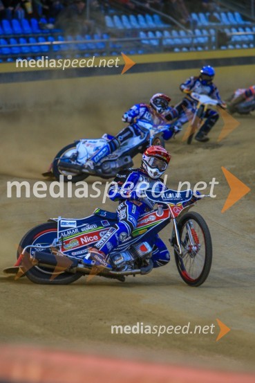  Andriy Karpov, speedwayist;  Piotr Pawlicki, speedwayist;  Linus Sundstrom, speedwayist (Švedska)Speedway Grand Prix Qualifications, Round 1, 2015