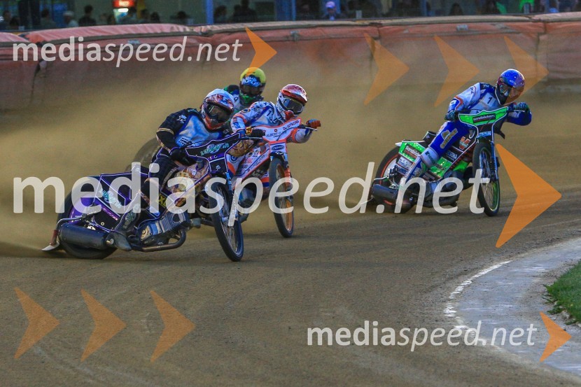  Leon Madsen, speedwayist;  Žiga Kovačič, speedwayist;  Andzejs Lebedevs, speedwayist;  Anders Peter Ljung, speedwayist (Švedska)Speedway Grand Prix Qualifications, Round 1, 2015