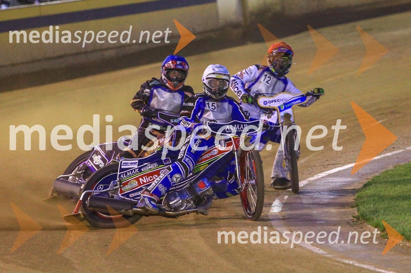  Leon Madsen, speedwayist;  Piotr Pawlicki, speedwayist;  Jurica Pavlic, speedwayist (SK Unia Donji Kraljevec)Speedway Grand Prix Qualifications, Round 1, 2015