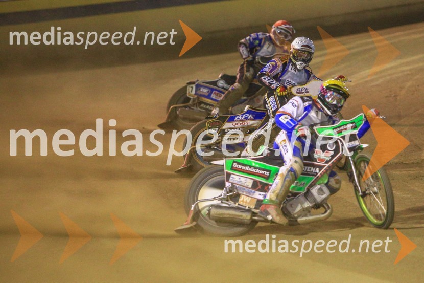  Justin Sedgmen, speedwayist;  Linus Sundstrom, speedwayist (Švedska);  Anders Peter Ljung, speedwayist (Švedska)Speedway Grand Prix Qualifications, Round 1, 2015