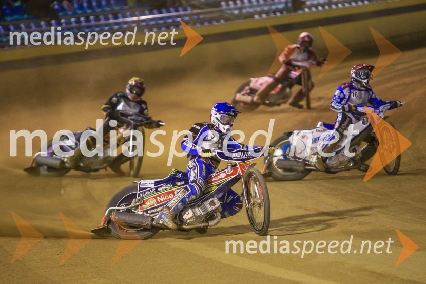  Leon Madsen, speedwayist;  Przemyslaw  Pawlicki, speedwayist (Poljska);  Andrei Kudriashov, speedwayist;  Andriy Karpov, speedwayistSpeedway Grand Prix Qualifications, Round 1, 2015