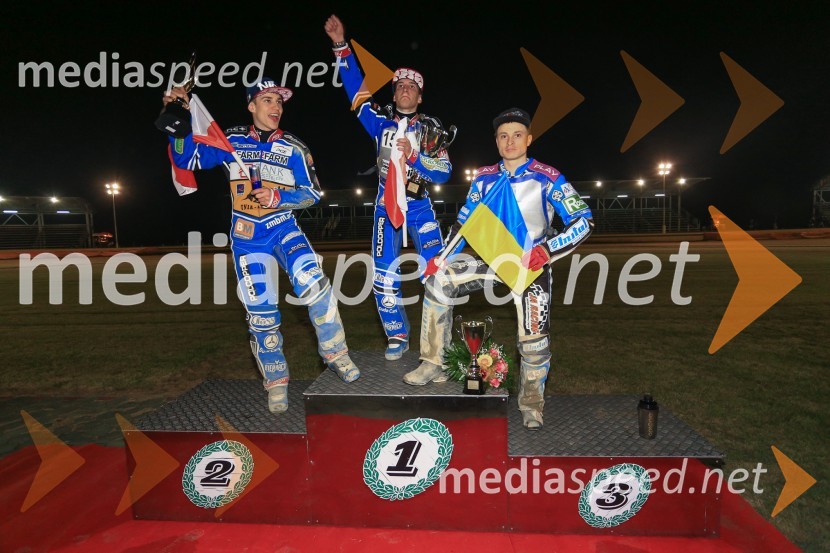  Przemyslaw  Pawlicki, speedwayist (Poljska);  Piotr Pawlicki, speedwayist;  Andriy Karpov, speedwayistSpeedway Grand Prix Qualifications, Round 1, 2015