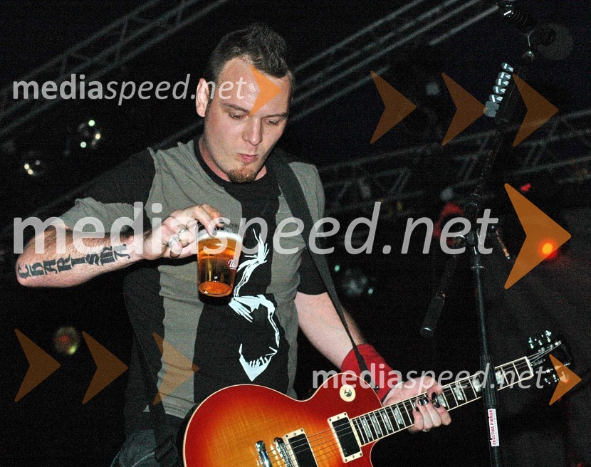 Tomi Meglič, pevec skupine Siddharta25. tradicionalna Kranjska noč 2007, 1. večer