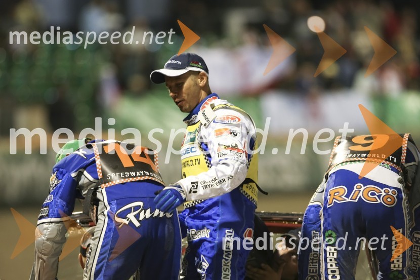 Rune Holta (Poljska),  Nicki Pedersen (Danska) in Jaroslaw Hampel (Poljska)SPEEDWAY GRAND PRIX, VN Češke 2007, dirka