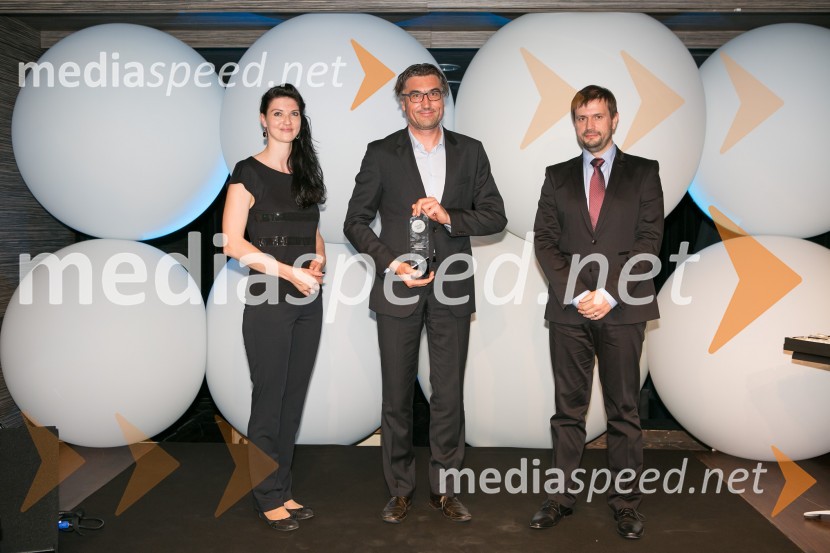  Sandra Kubot, oglasno trženje, Založba Mladinska knjiga;  Aleksander Uranc, izvršni direktor in vodja blagovnih znamk Gorenje;  Petja Škorjanc, izvršni urednik revije Reader's DigestTrusted Brand 2015