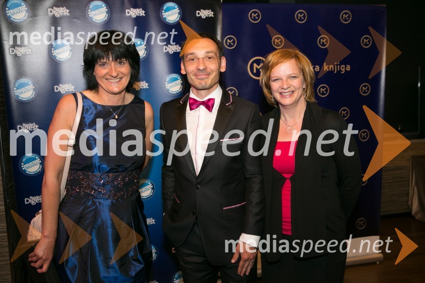  Manuela Ferenčič Meden, direktorica proizvodnje Žito;  Tadej Toš, igralec, komik in TV voditelj;  ... Trusted Brand 2015