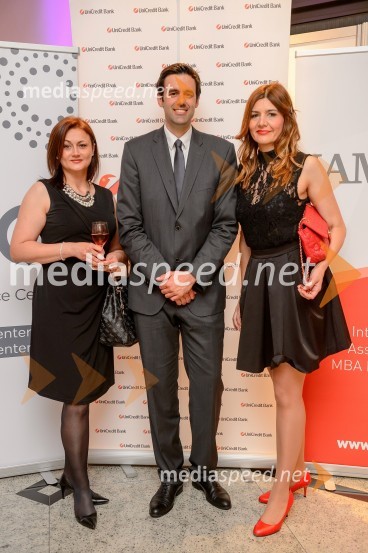  Danijela Vujević, Allianz Zagreb d.d.;  Ivan Vučetić, Steklarna Hrastnik d.o.o.;  Ankica Renić, PSA Financial d.o.o.2. Poslovni in MBA gala ples
