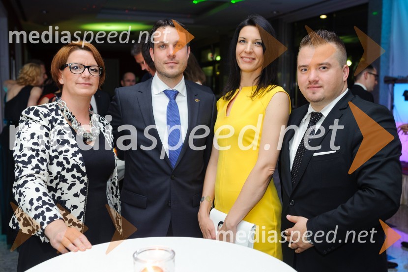  Vesna Dizdarević, Promo + d.o.o.;  Jure Tomc, JT Business Development Limited;  Tina Bevk;  Marko Banović, Alstar d.o.o.2. Poslovni in MBA gala ples