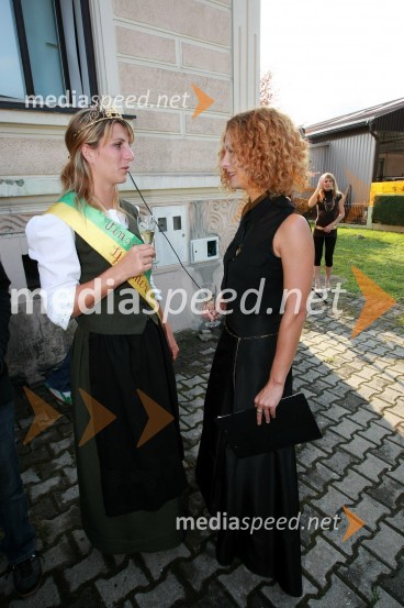 Darja Jureš Antolin, 12. Vinska kraljica Ljutomera in Mateja Štabuc, nekdanja vinska kraljica
Grossmannov festival filma in vina