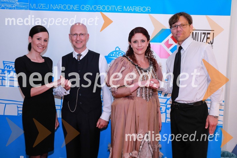  Nina Zagoranski, direktorica Semantika d.o.o.;  ... ;  Nina Štramec;  ... Ples gospe Scherbaum v Muzeju NO Maribor